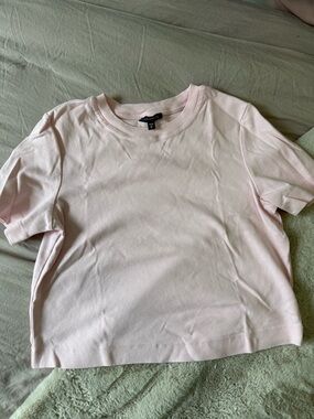 Dynamite Short Sleeve Crewneck Tee - Light Pink